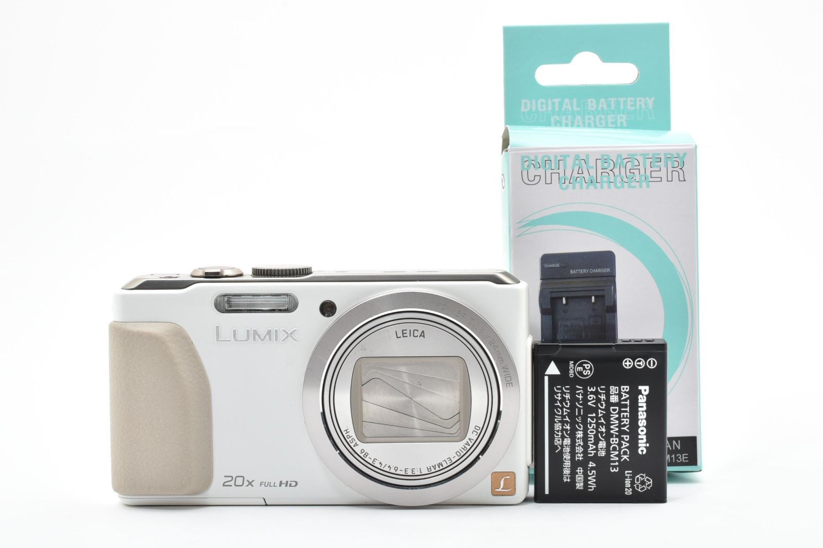 Panasonic パナソニック LUMIX DMC-TZ40 ホワイト /3220 動作OK 返金保証