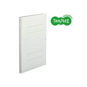 （まとめ）TANOSEE 背幅伸縮フラットファイル バインダー 2穴 A4タテ 1000枚収容 グレー 30冊