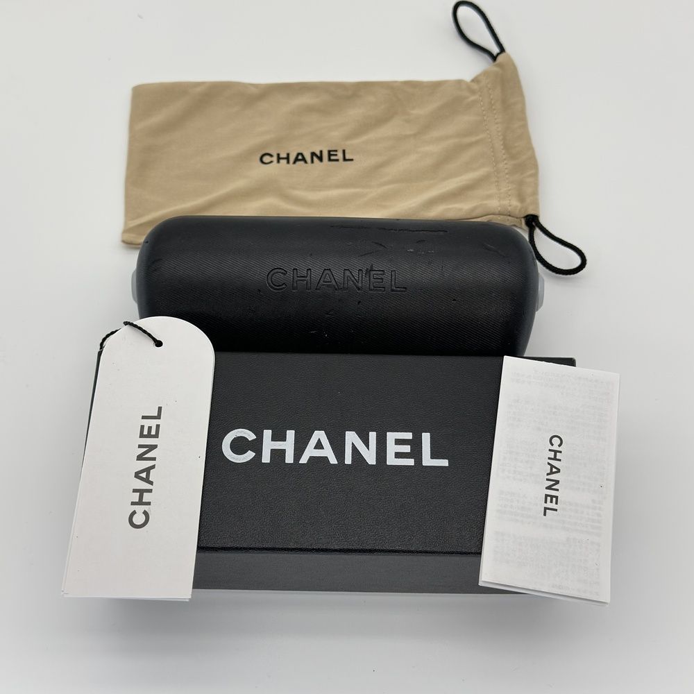 CHANEL シャネル サングラス 4092-B リムレス ココマーク ライン