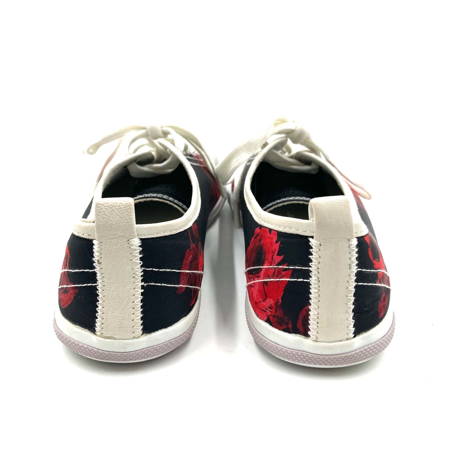 □極美品□PRADA SPORT プラダスポーツ ローズ柄 スニーカー 