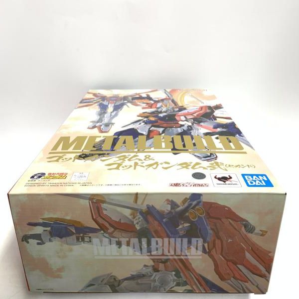 中古】開封)METAL BUILD ゴッドガンダム＆ゴッドガンダム弐(セカンド