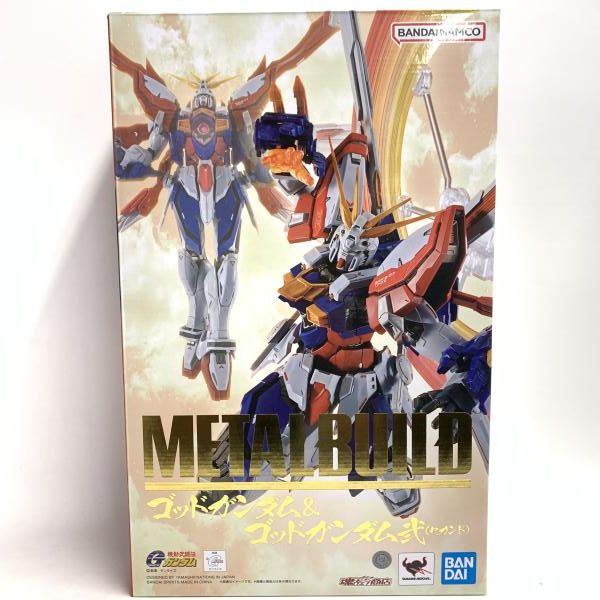 LBUILD ゴッドガンダム&ゴッドガンダム弐 輸送箱未開封品 新品 未開封 輸送箱 未開封 METAL BUILD ゴッドガンダム ＆ ゴッド