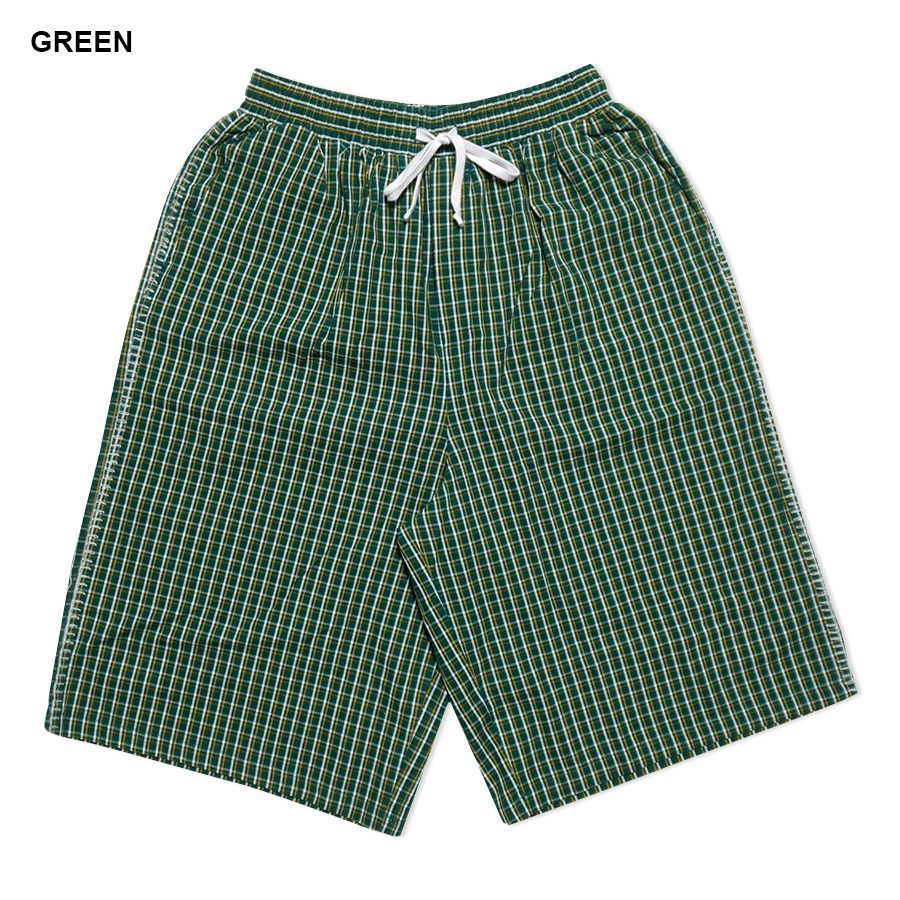 SHAKA WEAR BAGGY PLAID SHORTS【BLACK/BLUE/GREEN】 (M・L・XL・2XL