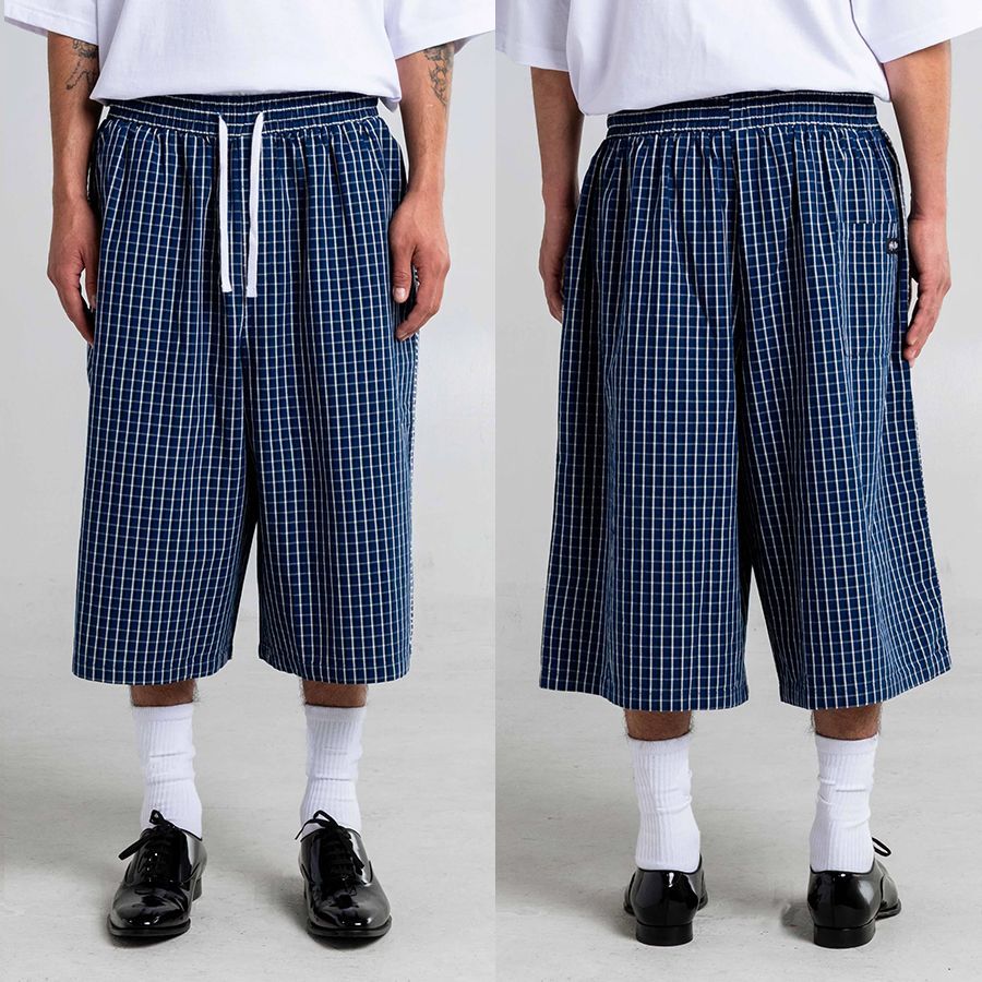 SHAKA WEAR BAGGY PLAID SHORTS【BLACK/BLUE/GREEN】 (M・L・XL・2XL