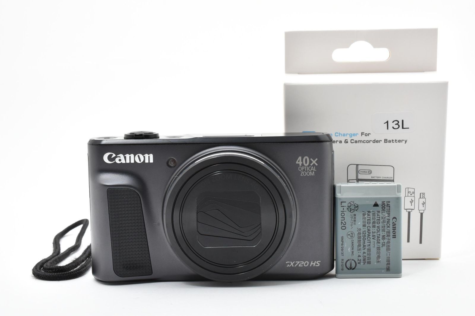 Canon キャノン PowerShot SX720 HS ブラック /3223 動作OK 返金保証