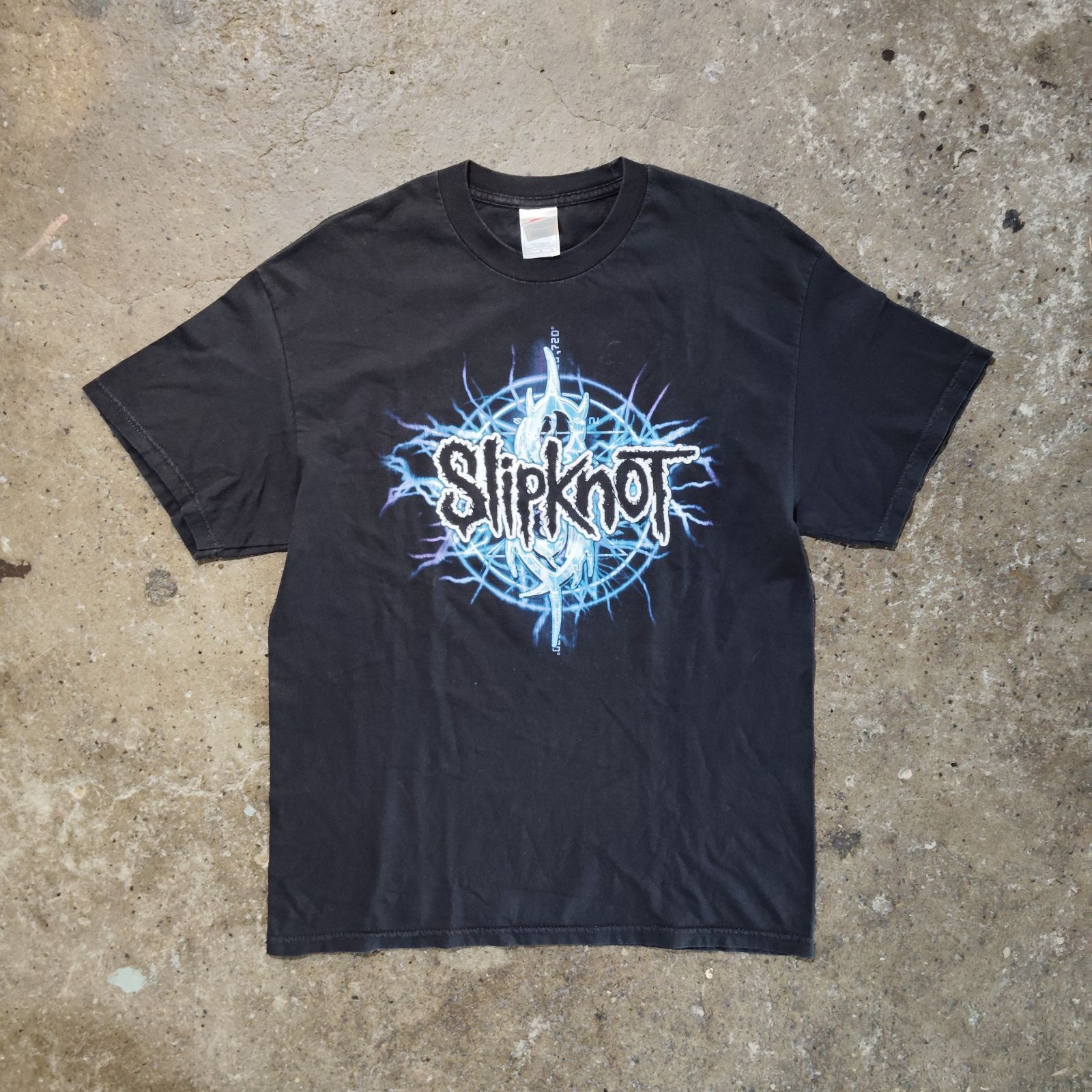 中古 スリップノット slipknot 2004 ライブ ツアーTシャツ Slipknot 2004 グラフィックTシャツ スリップノット TENNESSEE RIVER
