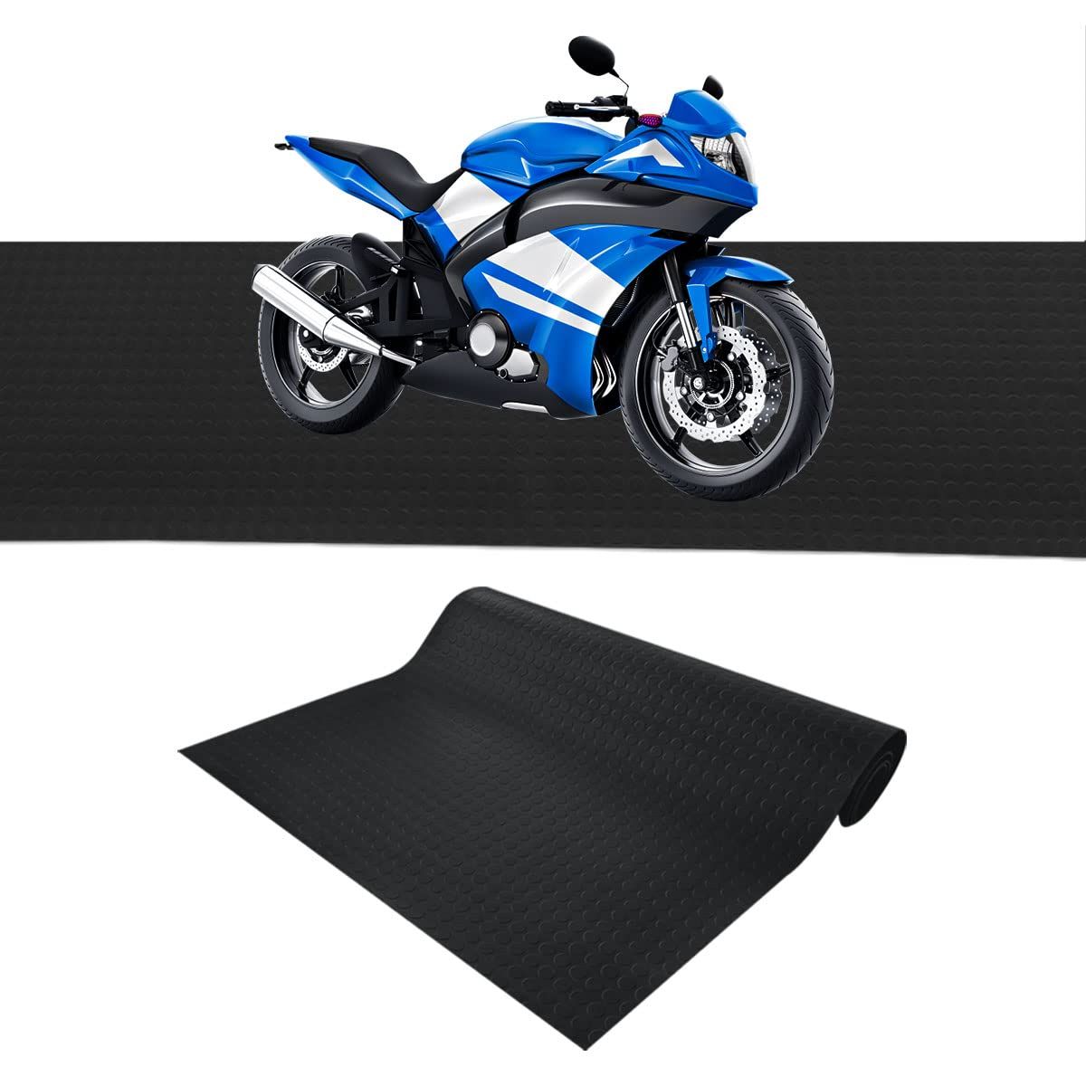 ゴムマット バイクマット 屋外 5mm 1m×2m 滑り止め 両面利用 養生 防振 防音 振動吸収 工事現場 雑草対策 ガレージ 倉庫 農業 駐車場 厩舎 牧場 馬房 牛舎 下敷き 多目的 業務用 (厚さ5mm)ts eca25ce5