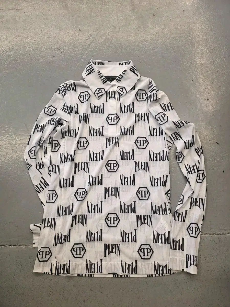 PHILIPP PLEIN(フィリッププレイン)ゴルフ ロゴ プリント 長袖 シャツ