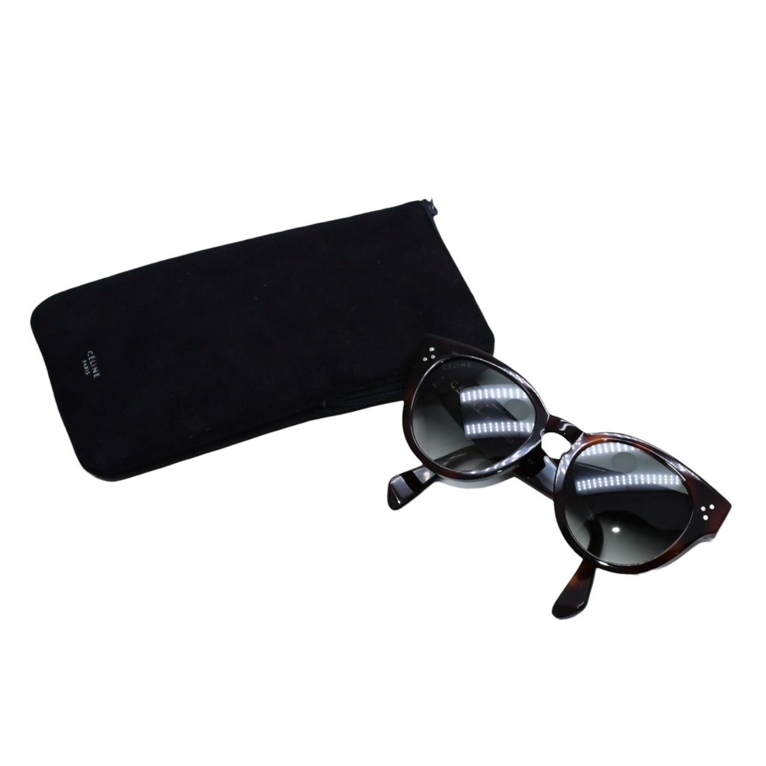 極美品 CELINE セリーヌ サングラス アイウェア CL41061/F/S 05LXM 