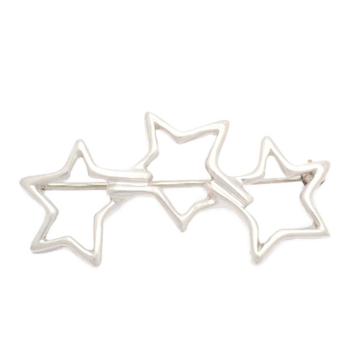 TIFFANY＆Co. ティファニー トリプルスター ブローチ シルバー925【い