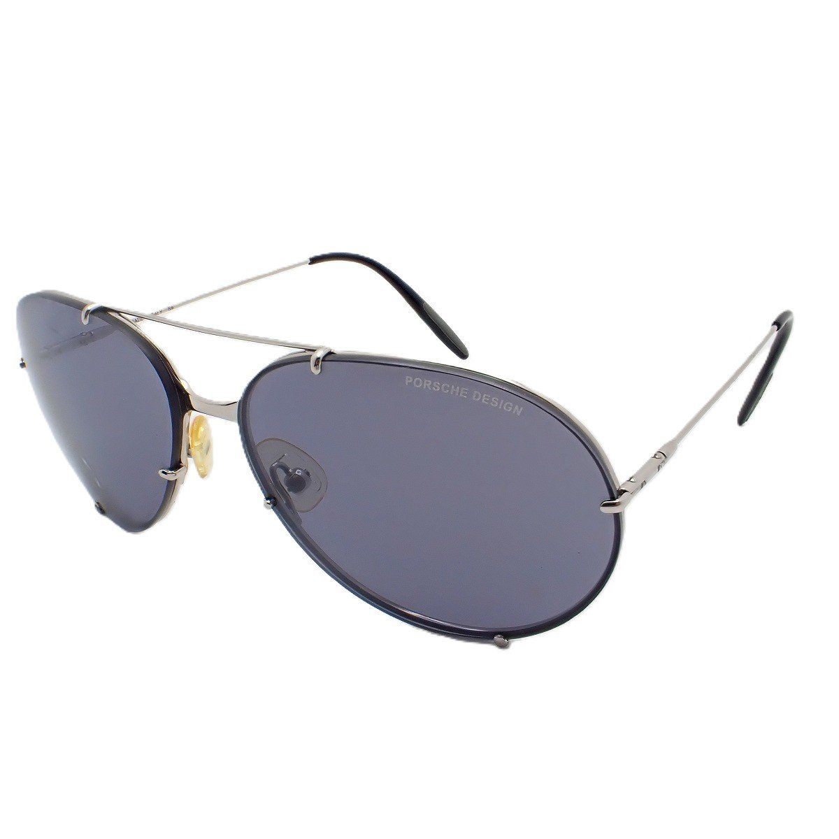 PORSCHE DESIGN ポルシェデザイン サングラス P0002 03/58 シルバー系 ブルー系レンズ【いおき質店】