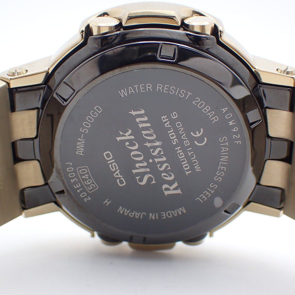 カシオ G-SHOCK フルメタル アナデジモデル ソーラー電波 メンズ 
