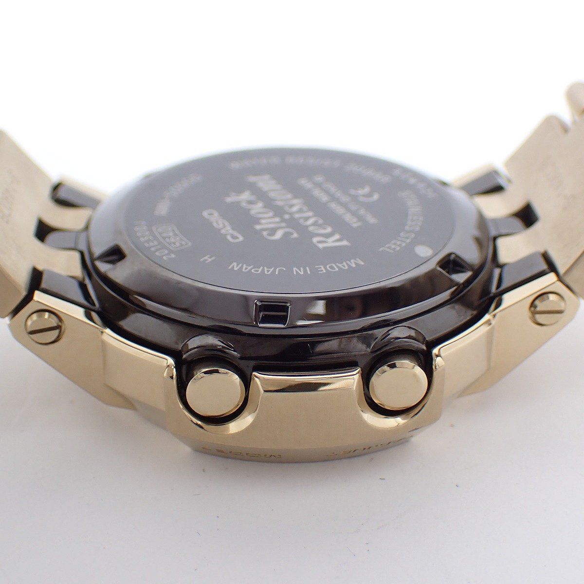 カシオ G-SHOCK フルメタル アナデジモデル ソーラー電波 メンズ 
