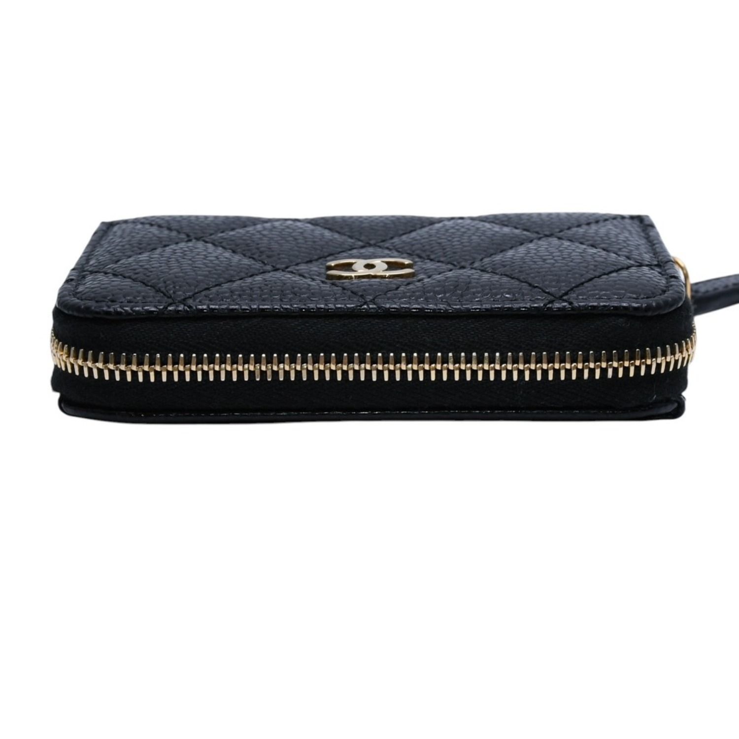 極美品 CHANEL シャネル クラシックジップコインパース 小銭入れ 