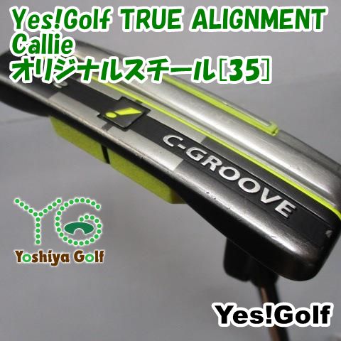パター Yes!Golf Yes!Golf TRUE ALIGNMENT Callie/オリジナルスチール[35]//3[149749] 6,156円
