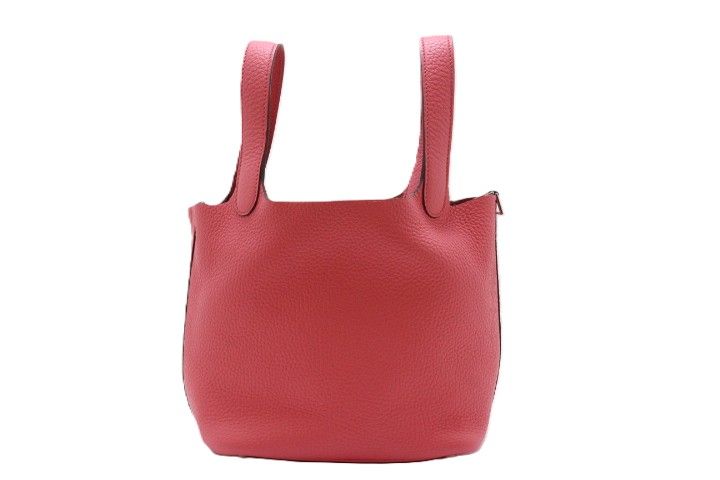 HERMES エルメス ピコタンロックPM ハンドバッグ トリヨンクレマンス ローズリップスティック/パラジウム(シルバー)金具 Y刻印(約2020年) レディース【中古】【460】