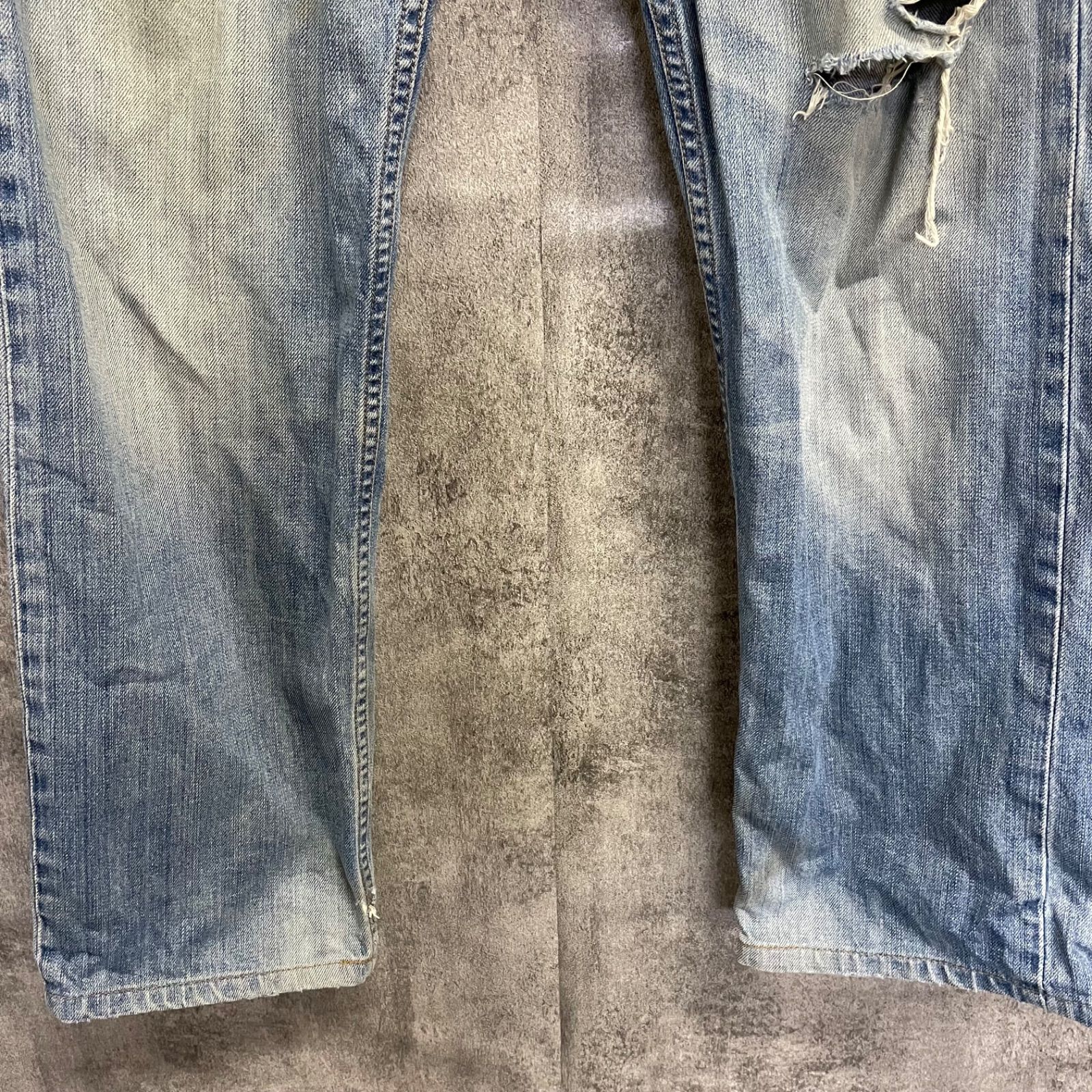 U-280】Levi's リーバイス 503 Loose Straight Lサイズ クラッシュ