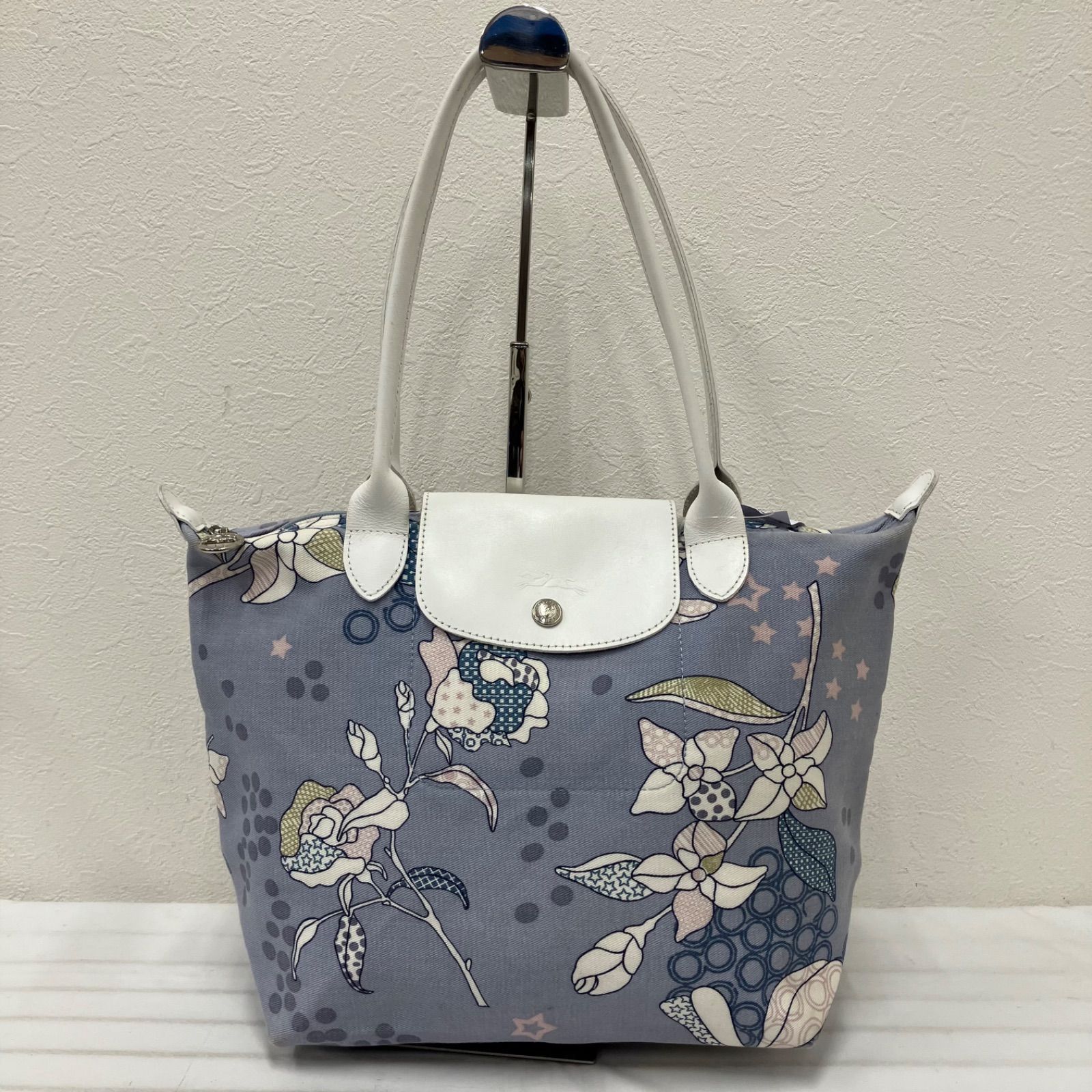 【限定】ロンシャン ルプリアージュ フラワー＆スター M トート ハンドバッグ 2707 LONGCHAMP ロンシャン ルプリアージュ プリアージュ トートバッグ