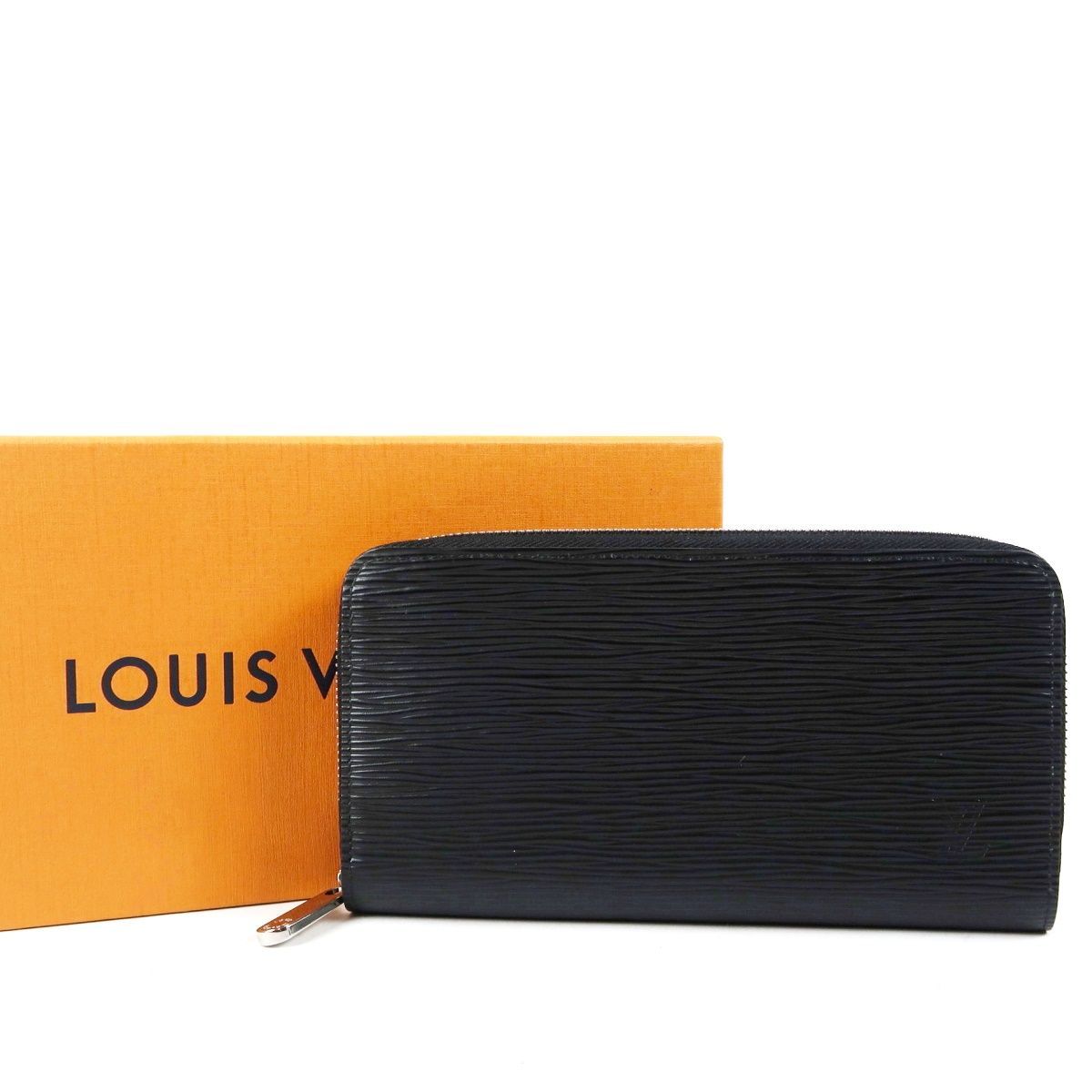 【新品同様・未使用】LOUIS VUITTON ヴィトン エピ ジッピーウォレット ブラック 長財布【UO38】