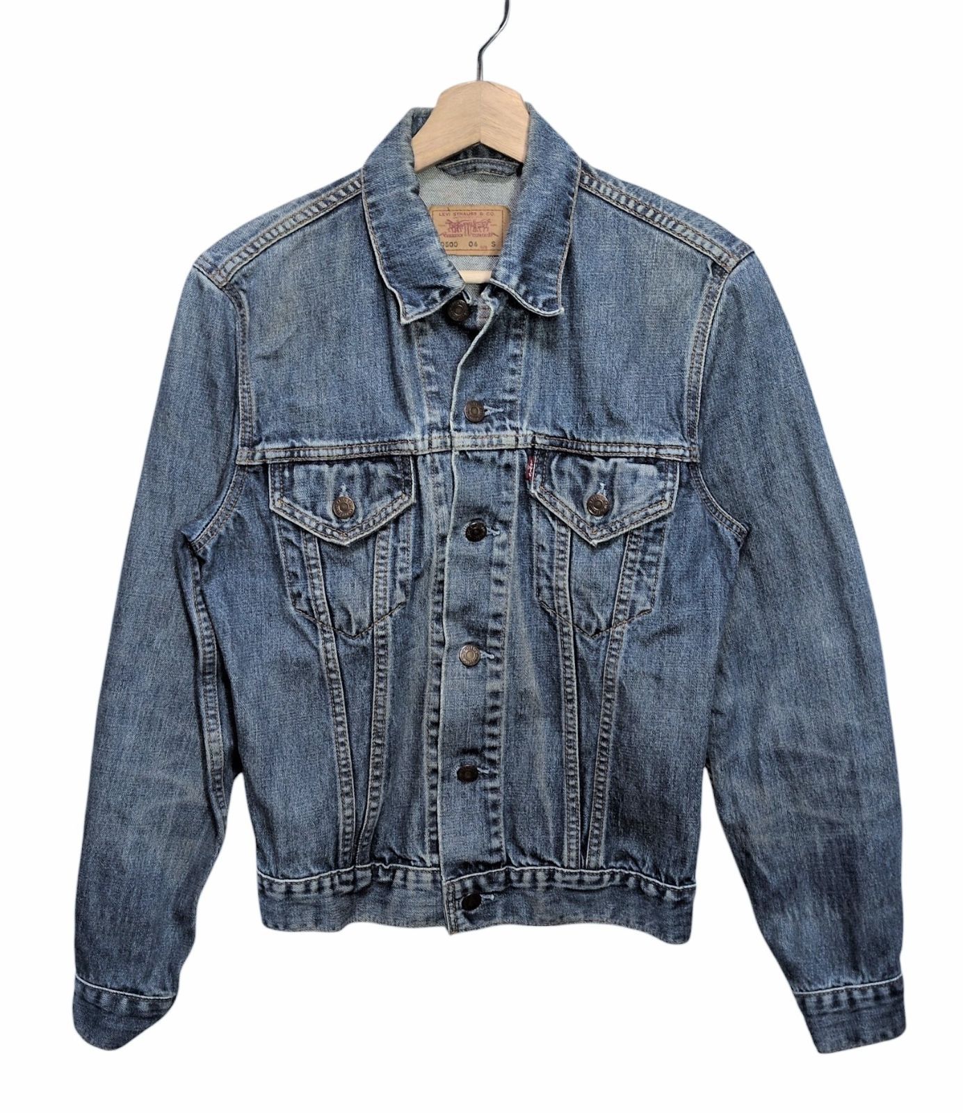 リーバイス 70500 デニムジャケット ユーロ製 アタリ ハチノス Lサイズ 90s〜00s ユーロ Levi's リーバイス 70500 04 デニムジャケット G