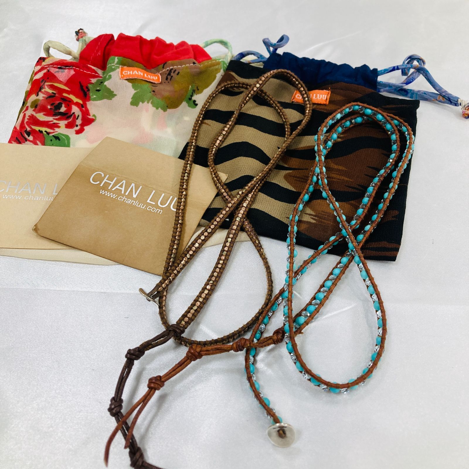A【まとめ売り】CHAN LUU チャンルー ターコイズ ネックレス 