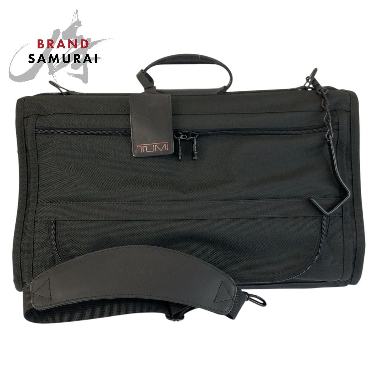 美品 TUMI トゥミ ALPHA ガーメントバッグ ブラック 黒 ナイロン 
