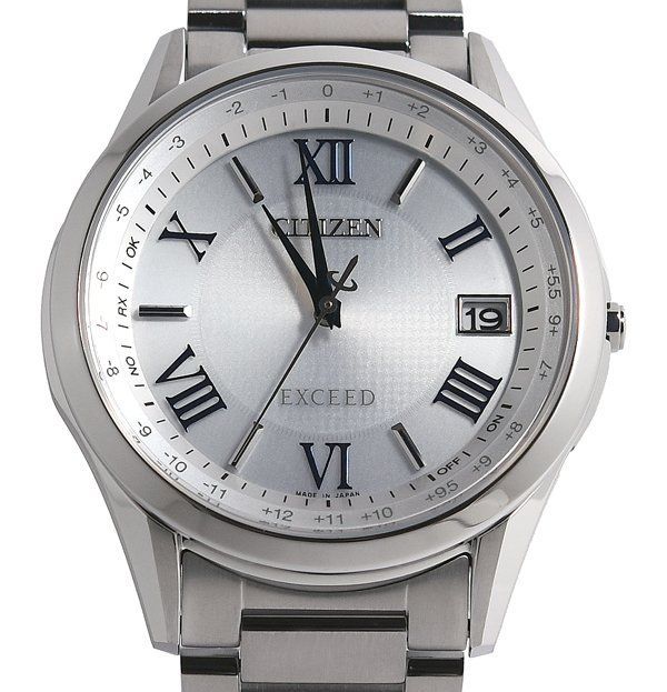箱保付 極美品 CITIZEN シチズン EXCEED エクシード ダイレクトフライトペア CB1110-61A H149-T023533 エコ・ドライブ電波時計 メンズ
