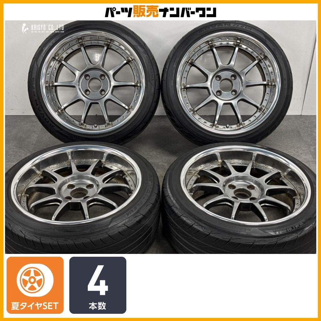 【カスタム用に】SSR SP3 17in 8J+24 8.5J+30 PCD100 ヨコハマ アドバン フレバ V701 205/45R17 MINI クーパー 交換用 即納可能