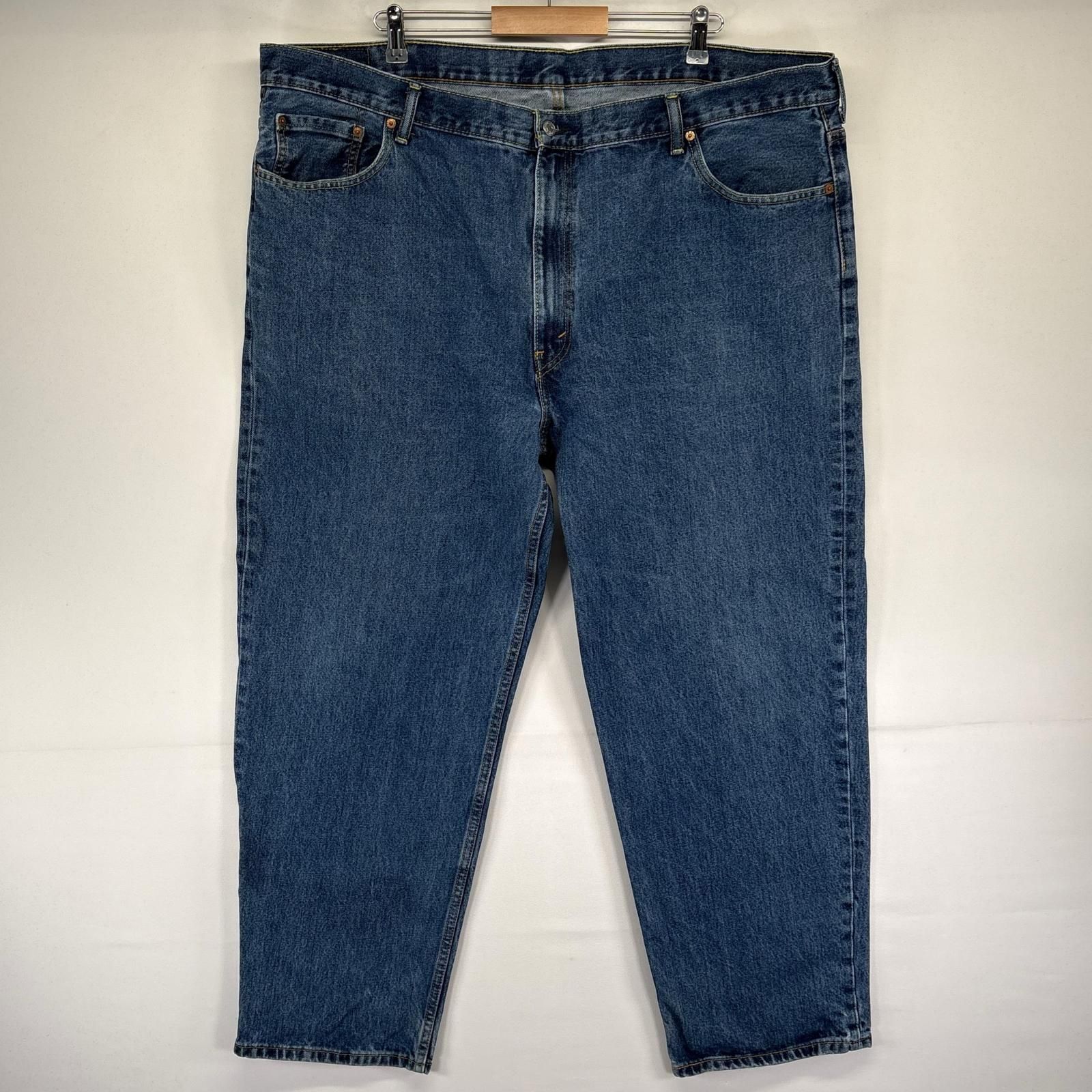 古着 リーバイス Levi's デニム パンツ 550 大きいサイズ ジーパン Gパン テーパード バギー 5ポケ W48 L32 ブルー系 メンズ