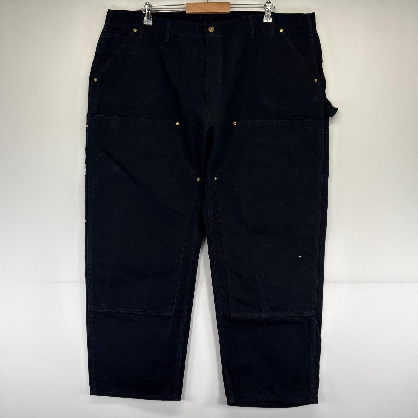 カーハート　ダックペインターパンツ　ダブルニー　ビックサイズ　W46 L30 古着 カーハート Carhartt USA製 ダック パンツ ペインター ダブルニー
