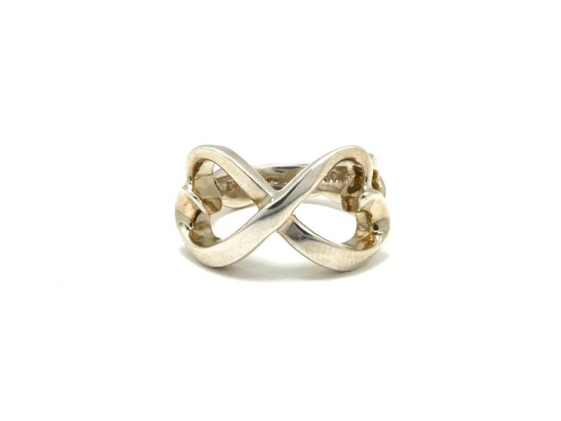 TIFFANY&Co. ティファニー ジュエリー ダブルラビングハートリング 貴金属･宝石 リング・指輪 SV シルバー レディース 2148103867088 【中古】【432】