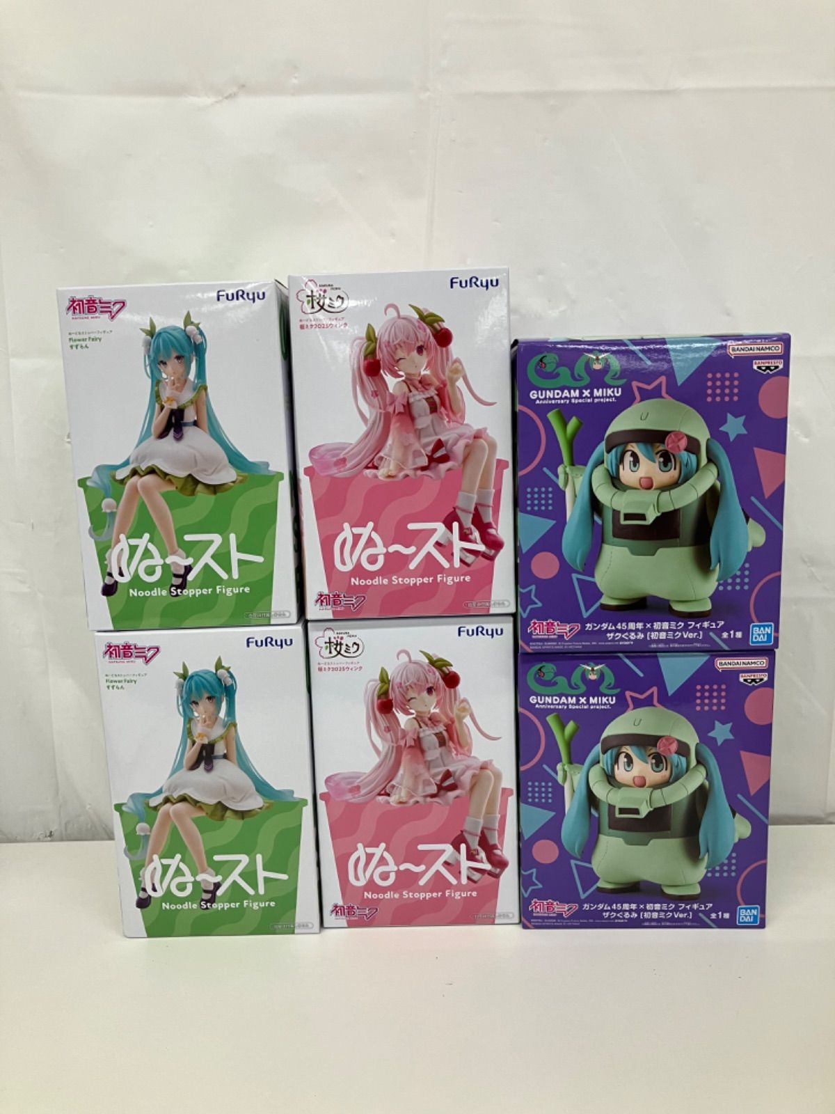 未開封 初音ミク フィギュア 3種6個セット LF5862 f107 - メルカリ