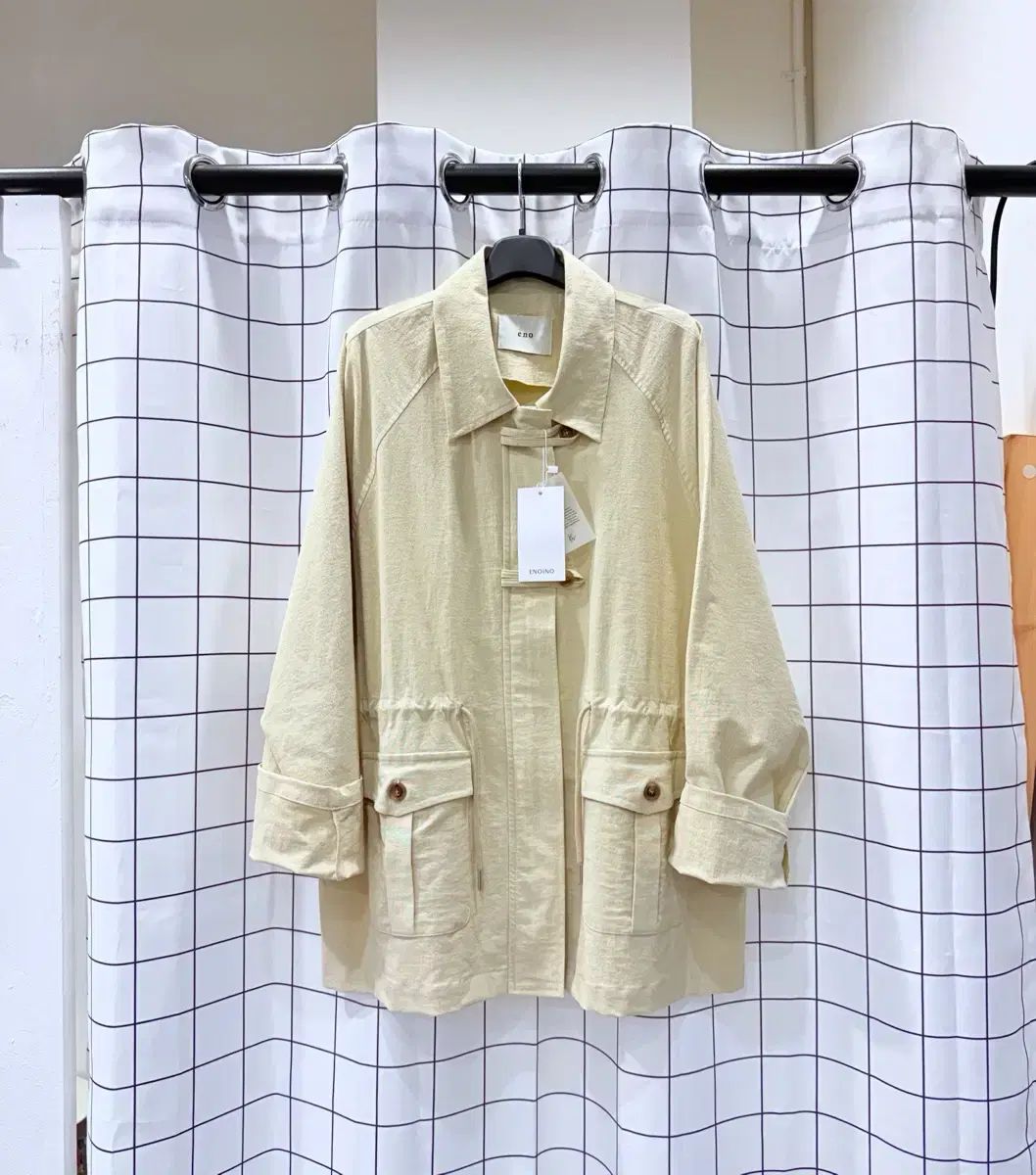 新品 イノアイノ リネン ワークジャケット