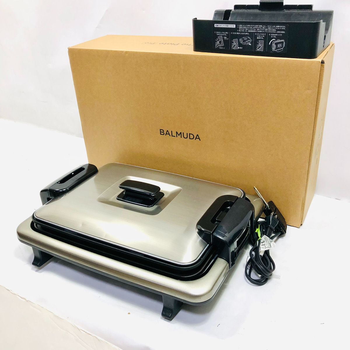 BALMUDA バルミューダ The PlatePro ザ・プレートプロ K10A-BK タイガー魔法瓶 ホットプレート たこ焼き器