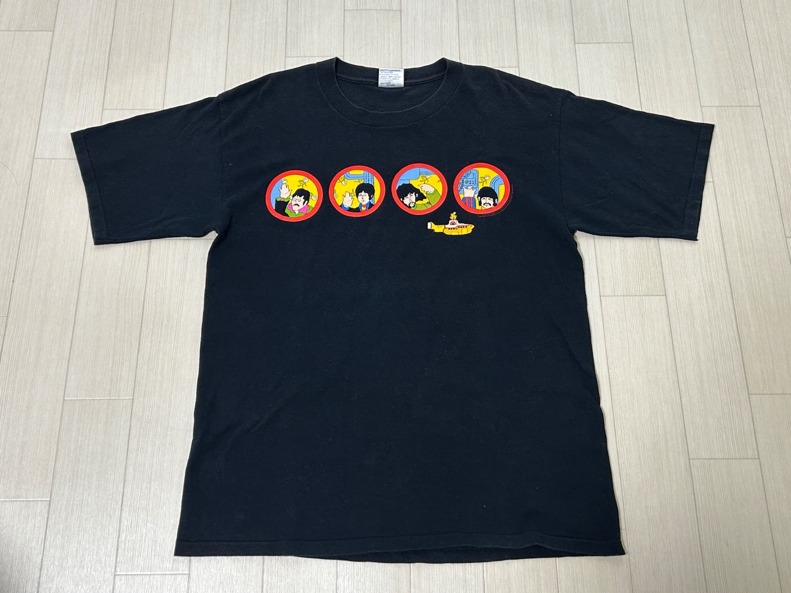 90s BEATLES YELLOW SUBMARINE ALLSPORT USA製 ビートルズ イエローサブマリン グラフィック 半袖Tシャツ【古着】M5037IKE【匿名配送】
