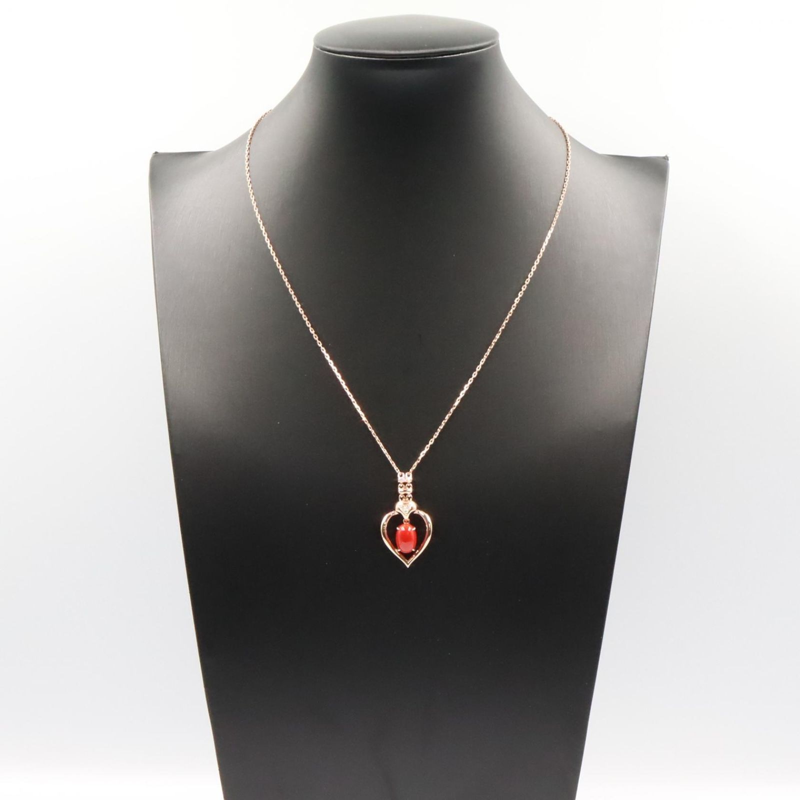 ジュエリー JEWELRY ネックレス サンゴ ダイヤモンド ネックレス 珊瑚 