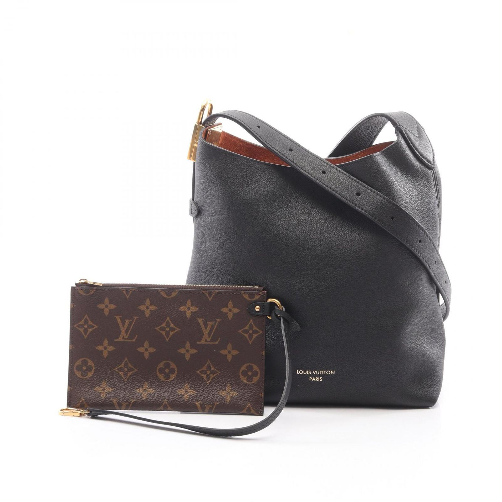ルイ・ヴィトン LOUIS VUITTON ショルダーバッグ ロウキー ホーボーPM M25352 ノワール レザー ロウキー・ホーボーPM レディース Used A