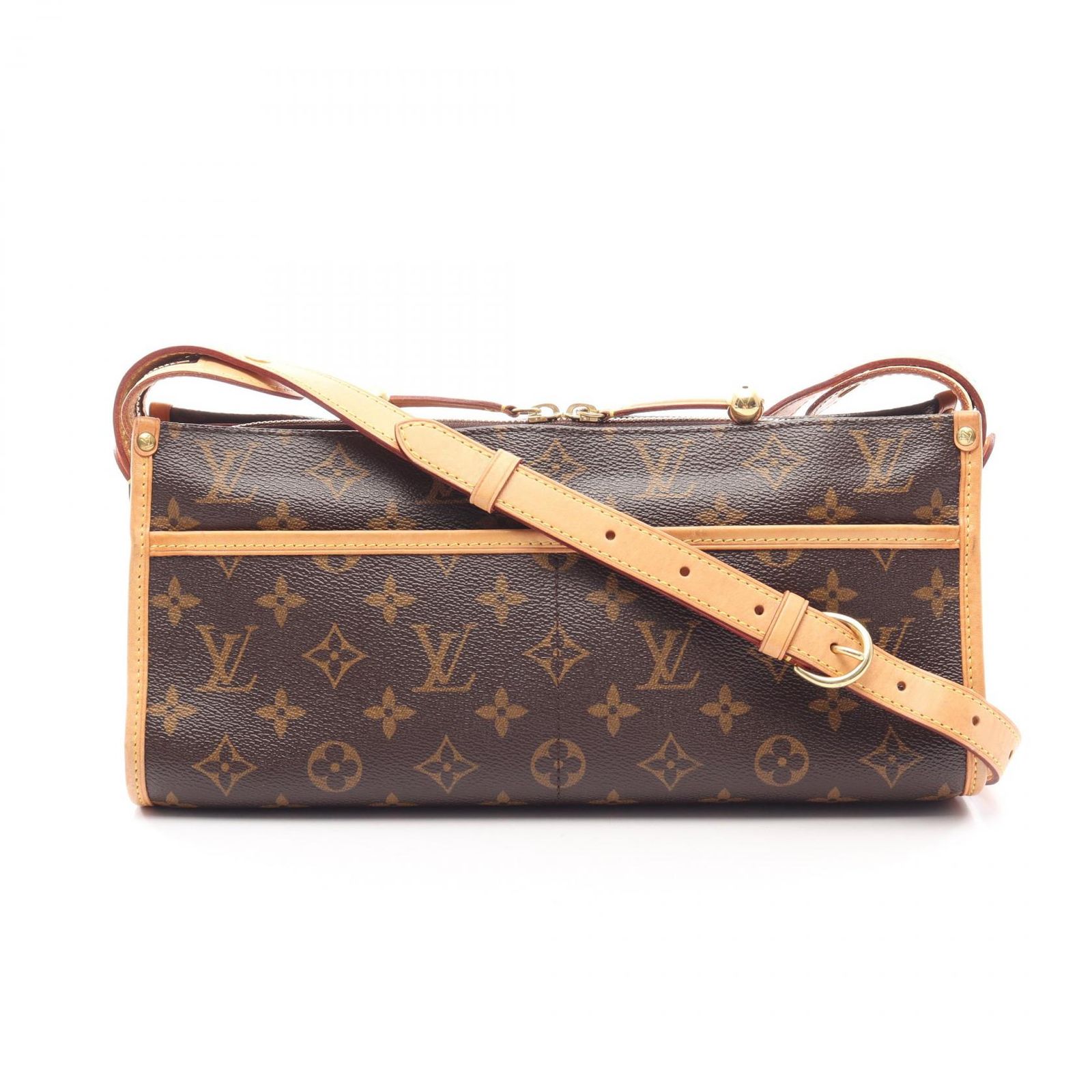 ルイ・ヴィトン LOUIS VUITTON ショルダーバッグ ポパンクール ロン M40008 PVCコーティングキャンバス レザー ポパンクール・ロン レディース Used B