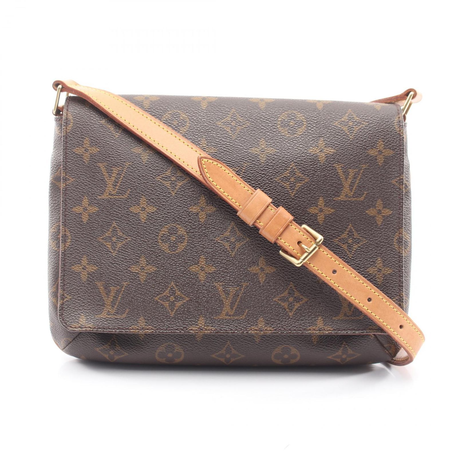 ルイ・ヴィトン LOUIS VUITTON ショルダーバッグ ミュゼットタンゴ ショートストラップ M51257 PVCコーティングキャンバス レザー ミュゼット・タンゴ ショート