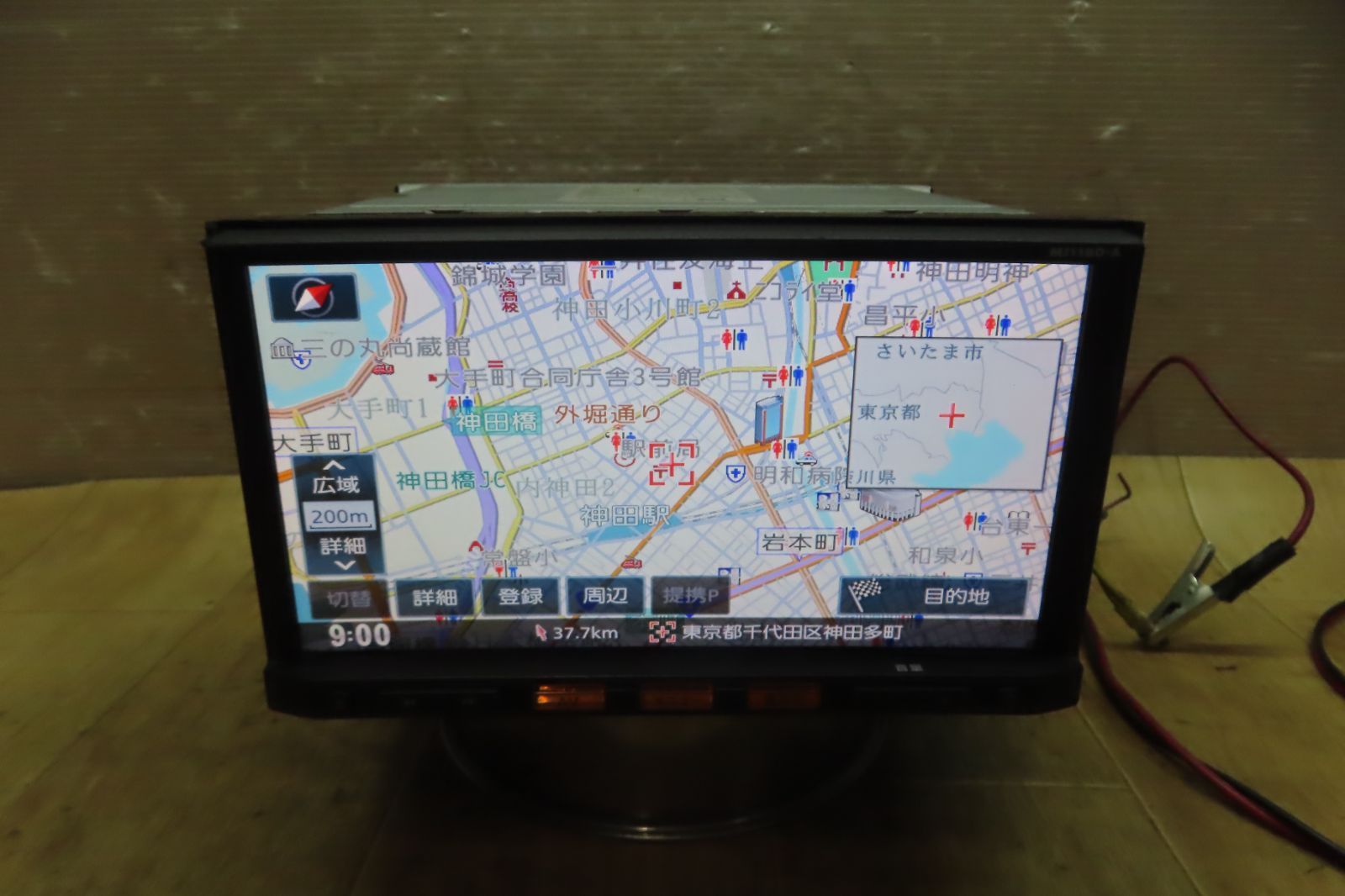 地図2021年★F6452/日産純正　MJ118D-A　SDナビ　地デジTVフルセグ内蔵　Bluetooth内蔵　本体のみ 8,820円