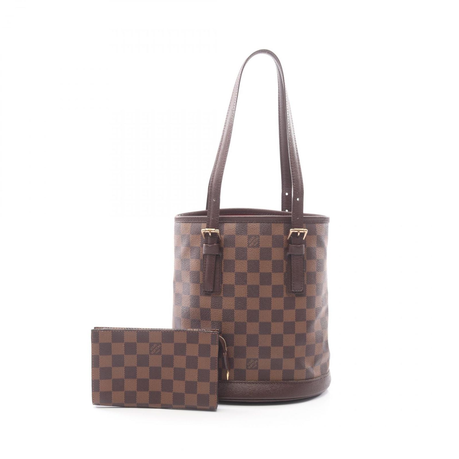 ルイ・ヴィトン LOUIS VUITTON トートバッグ マレ N42240 ブラン PVCコーティングキャンバス レザー マレ レディース Used B