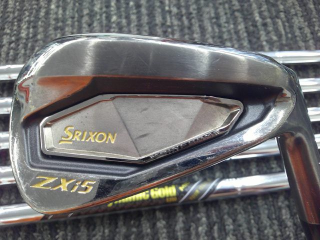 中古 アイアンセット ダンロップ スリクソンZXi5 BLACK/Dynamic Gold