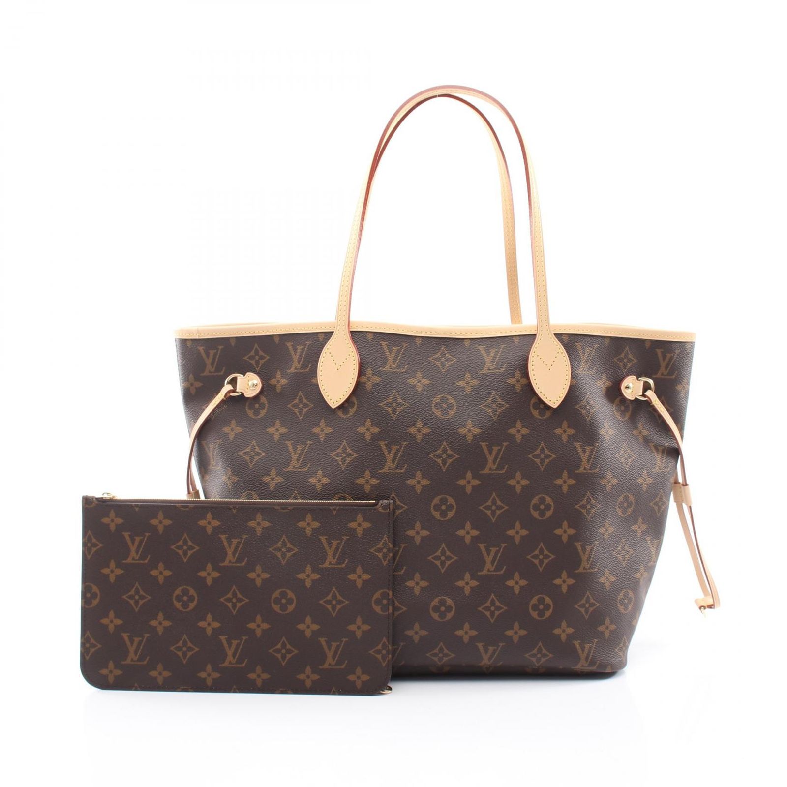 ルイ・ヴィトン LOUIS VUITTON トートバッグ ネヴァーフル MM M46975 ローズベージュ PVCコーティングキャンバス レザー ネヴァーフルMM レディース 未使用