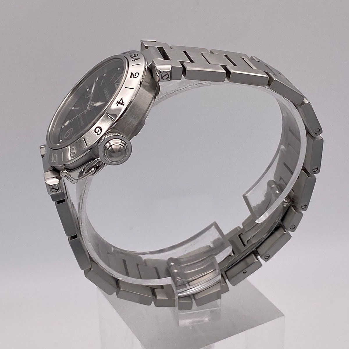 CARTIER カルティエ パシャC メリディアン GMT 腕時計 W31079M7 