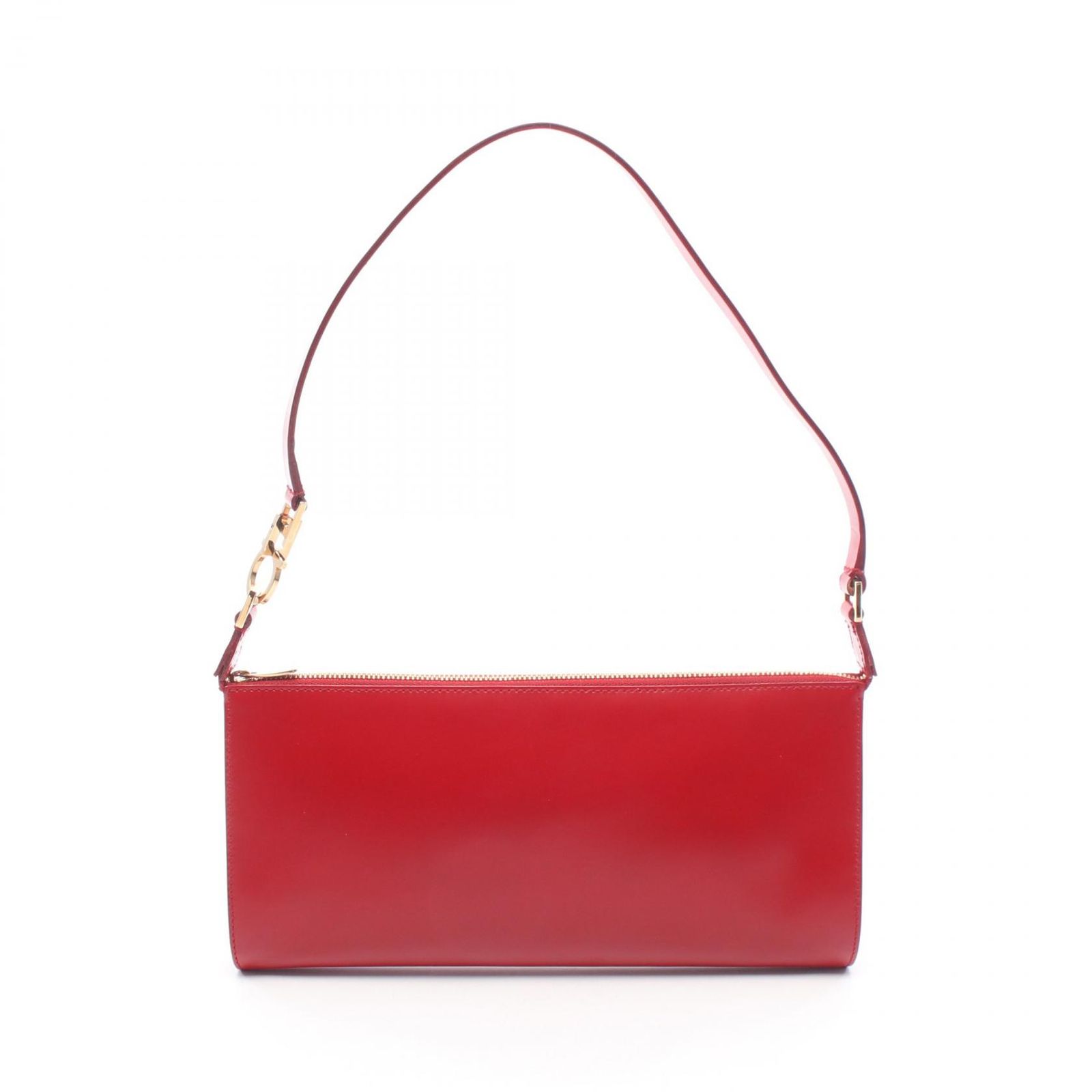 サルヴァトーレフェラガモ Salvatore Ferragamo ショルダーバッグ ガンチーニ 21 2306 レッド レザー ガンチーニ ワンショルダー レディース Used A