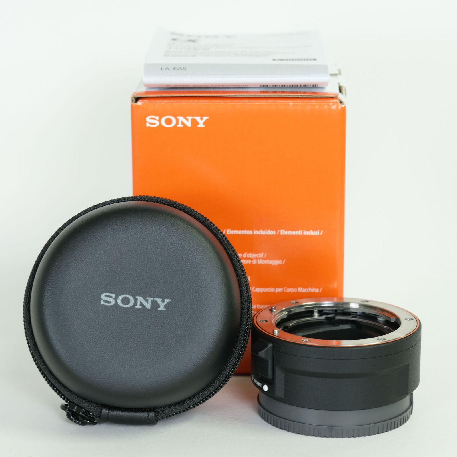 [美品] SONY マウントアダプター LA-EA5 αレンズ/ソニーEボディ用