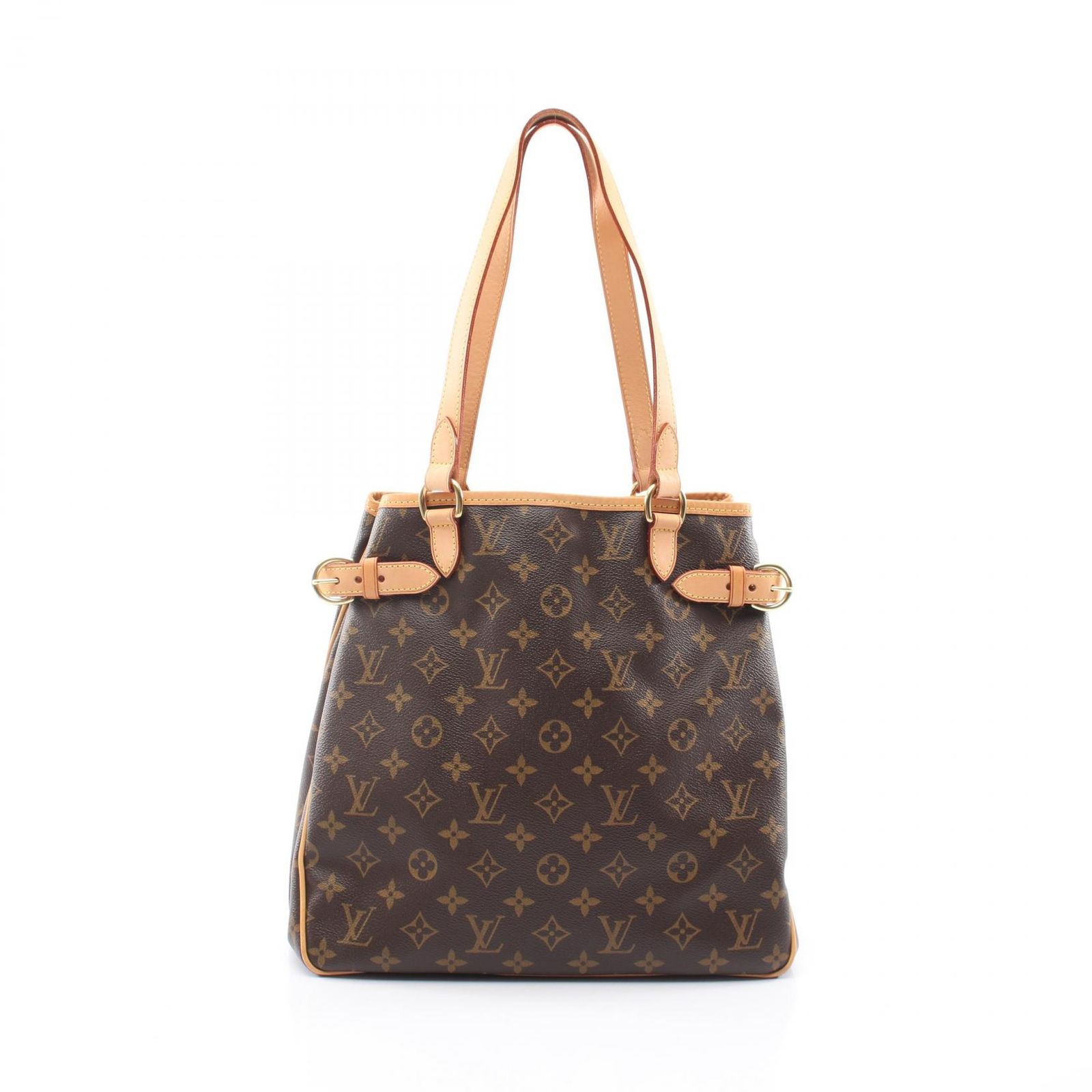 ルイ・ヴィトン LOUIS VUITTON トートバッグ バティニョール ヴェルティカル M51153 PVCコーティングキャンバス レザー バティニョール・ヴェルティカル レディース