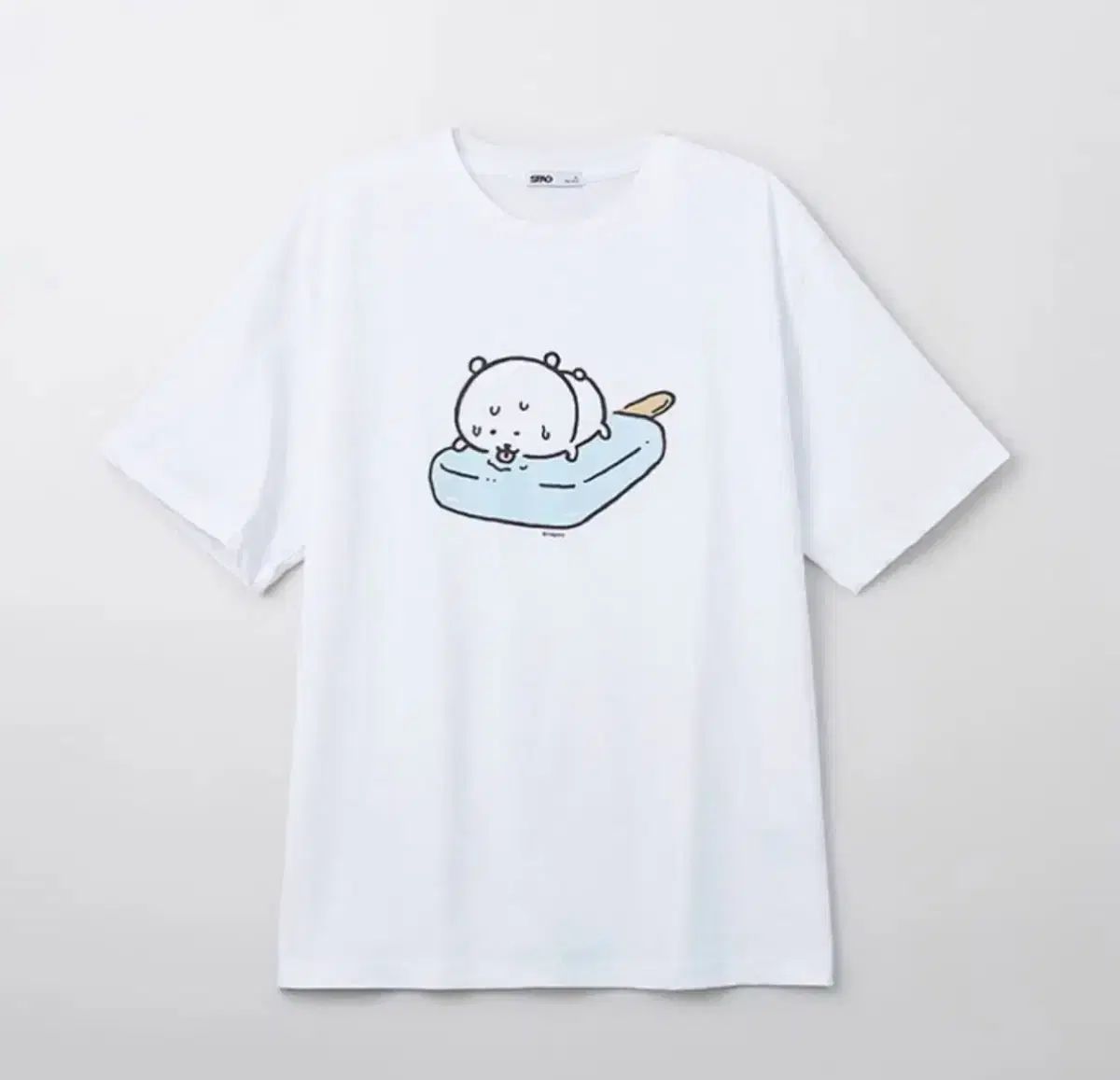 未開封) M シウォン(SIWON)ハダムクマトル Tシャツ ちいかわ 自分ツッコミくま SPAO