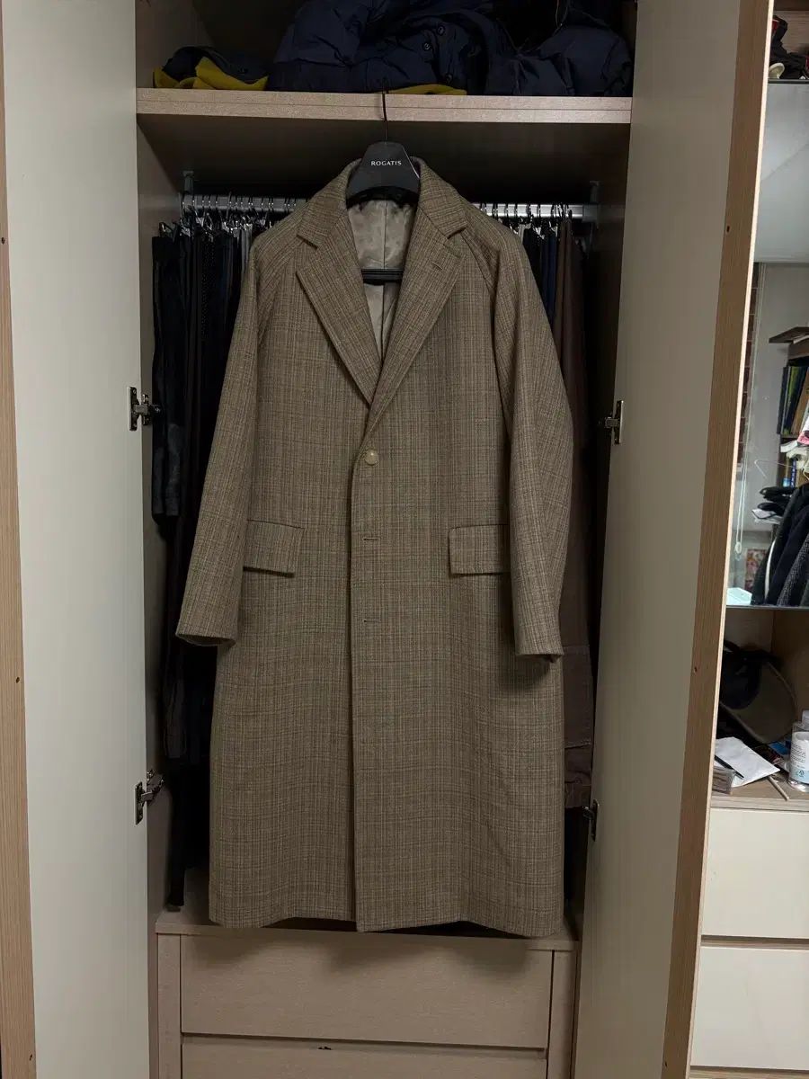 オーラリー 20aw チェスターフィールドコート