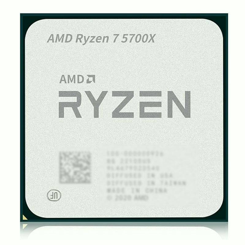 [Free Shipping] AMD CPU Ryzen7 5700X AM4 8 Core 16 Thread 3.4 GHz TDP 65W Amd CPU Bulk Item 1 Year Warranty Next Day Delivery Compatible Courier Delivery